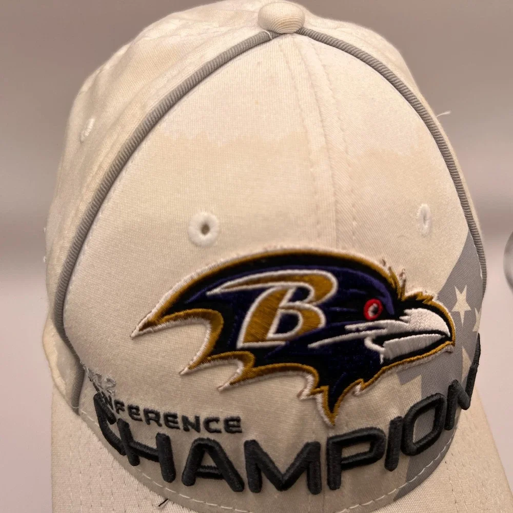 Baltimore Ravens 2012 AFC Champions Super Bowl XLVII New Era Hat White